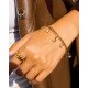 Pulseira Celeste - Banhada a Ouro de 18K