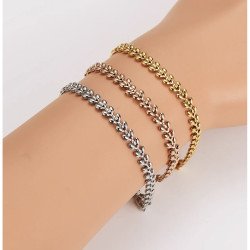 Pulseira Trio Bela - Banhado a ouro de 18K