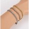Pulseira Trio Bela - Banhado a ouro de 18K