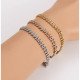 Pulseira Trio Bela - Banhado a ouro de 18K