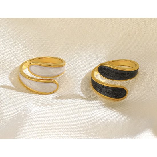 Anel Íris - Banhado a ouro 18K