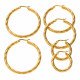 Brinco Argola Áurea – Banhado a Ouro 18K