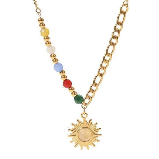 Colar Sole - Banhado a ouro de 18K 