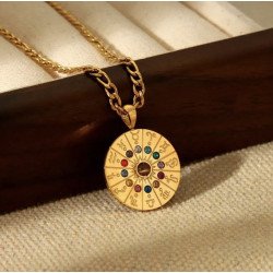 Colar Zodíaco Nuvia – Banhado a Ouro 18K