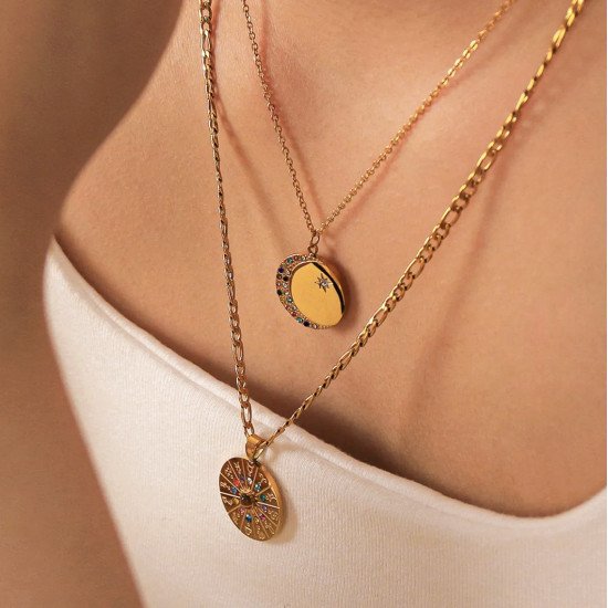 Colar Zodíaco Nuvia – Banhado a Ouro 18K