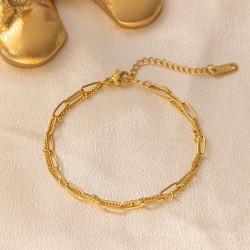 Pulseira Lorée – Prateado e Dourado