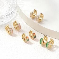 Brincos Zuri - Banhados a Ouro de 18K