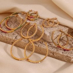 Brincos Elina – Banhados a Ouro de 18K